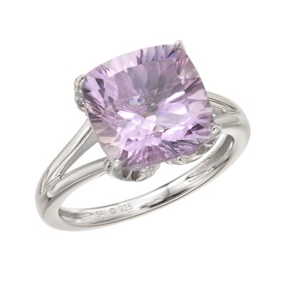 SS ローズドフランス クッションカット リング