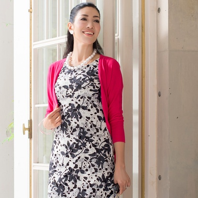 AN バックレース ドルマンボレロカーデ