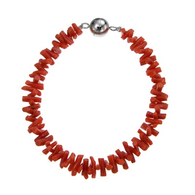 地中海珊瑚 ブレスレット [ミランダ]