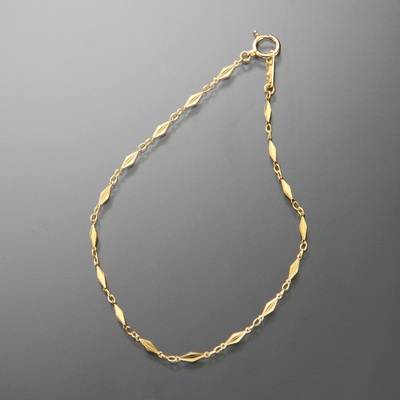 18K チェーンブレスレット ロゼンジ