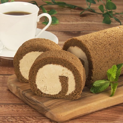  ミカドコーヒー 旧軽モカロールケーキ1本 - 668588