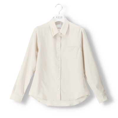  ELLE PARIS ベーシックレギュラーカラーシャツ - 693263