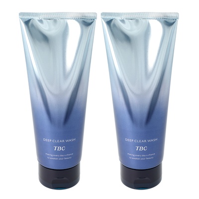 TBCディープクリアウォッシュ2本 15秒のフェイシャルトリートメント