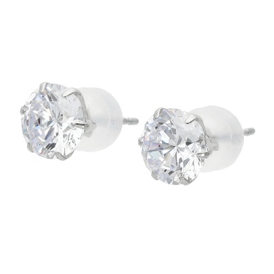  DIAMONIQUE プレシャス PT950 スタッドピアス計2.0ct