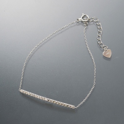 PT　ブラウンダイヤモンド ラインブレスレット