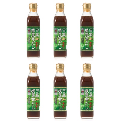 スリーランドシーフーズ 根昆布だし300ml×6本セット