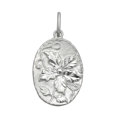  純プラチナ クラシカルフラワーデザイン ペンダントヘッド - 715446