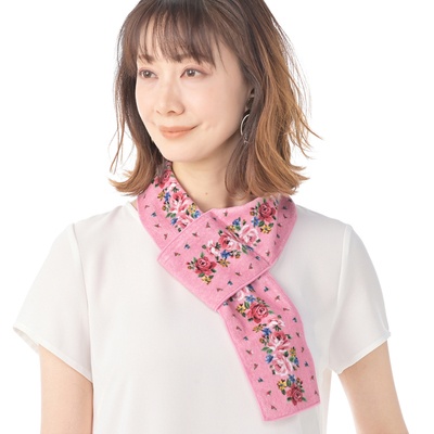  レイクアルスター ポケット付きプリントタオルマフラー - 717842