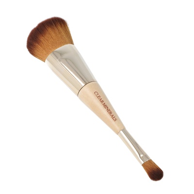 クリアミネラルズ 100%ミネラルチーク・アイシャドウ用Wブラシ