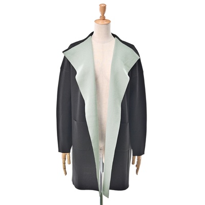 Makana na Kathy ツーカラーニットカーディガン