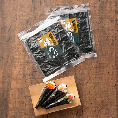 ニコニコのり 有明産一番摘ハイグレード焼のり20枚