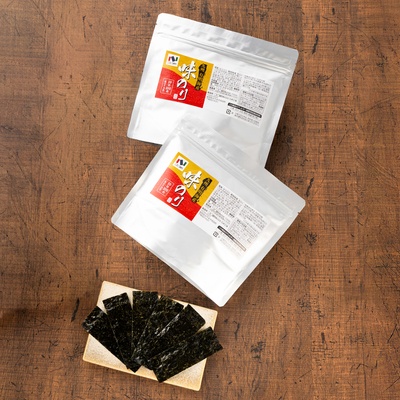 ニコニコのり 有明産一番摘ハイグレード味のり2袋