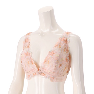 九鬼さんのシャイニーレースフロントホックはんもっくブラ