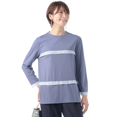 day to day チュール使い切替プルオーバー