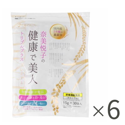 奈美悦子の28種雑穀トリプルプラスPremium6袋セット