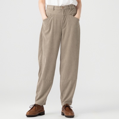 Carney ストレッチコーデュロイ エッグラインワークパンツ