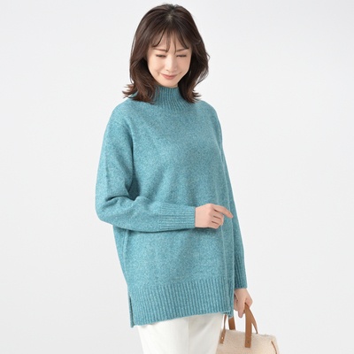 Provador カシミヤタッチ ふわもち暖かニットチュニック