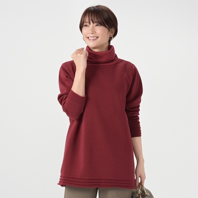 Provador カットティアード ふわぽか裏起毛チュニック