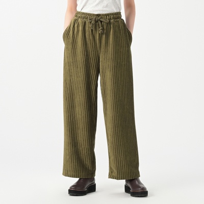 GRC ニットコーデュロイ イージーパンツ