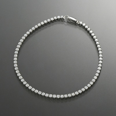 PT 合成モアッサナイト ブレスレット 計2.5ctUP