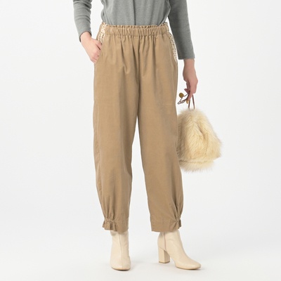 Nagominosato コーデュロイふっくらバルーンもんぺ