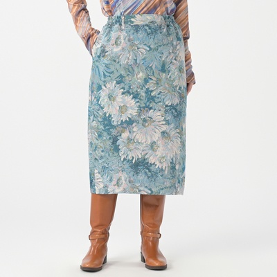  calma ゴブラン織りタイトスカート - 736561