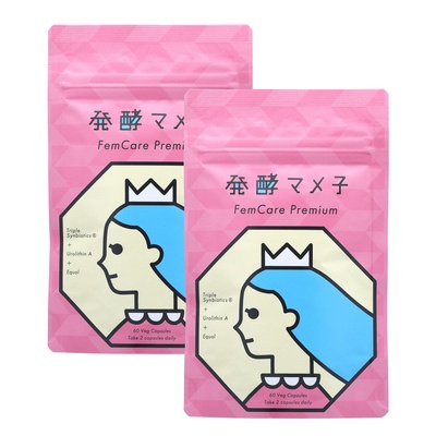 【発酵マメ子】フェムケアプレミアム2袋セット 計60日分