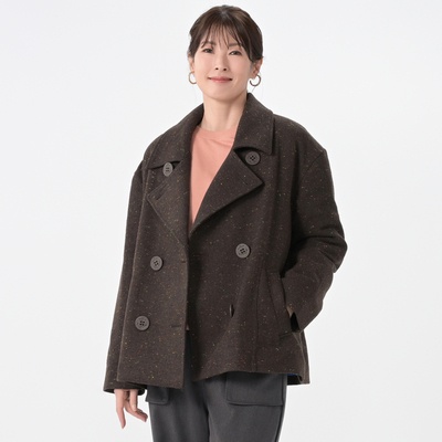  GRC カポック中綿Pコート - 737836