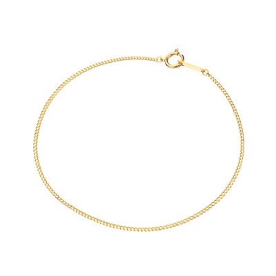 マエストロ 純金 8面カットシングルキヘイチェーン ブレスレット