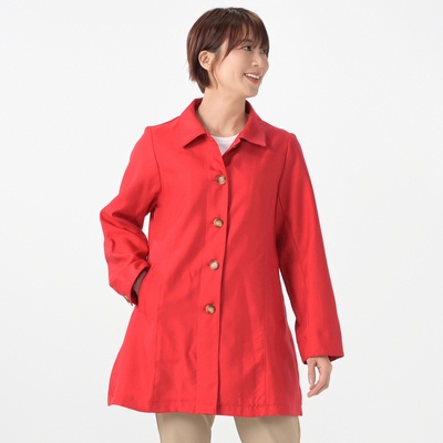  Provador 大人のキレイ デニム調ステンカラーコート - 739432