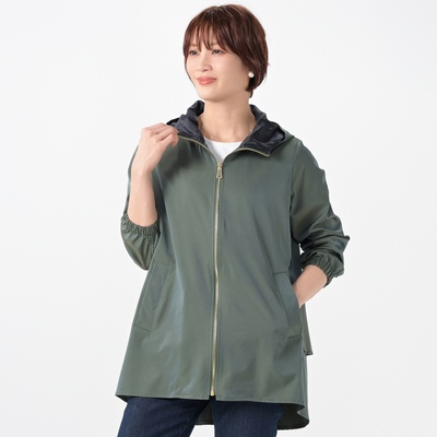 Pixie Heart 撥水シャンブレーティアードコート