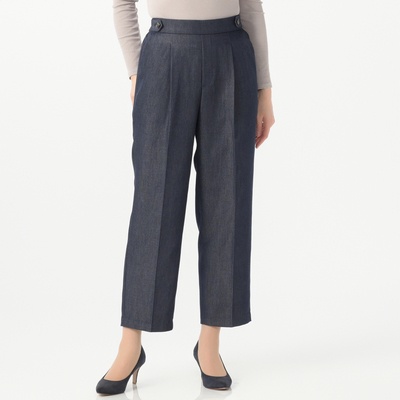  Provador 吸水速乾/UV キレイ目デニム調ワイドパンツ - 739849