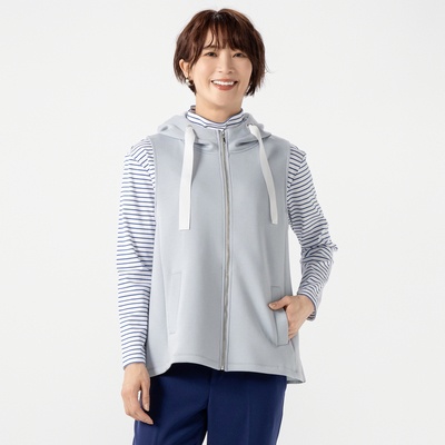 Oh My Tailor 異素材切替フーディーベスト