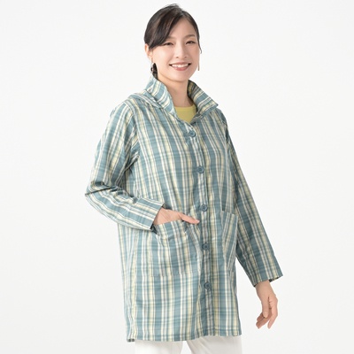 Provador お手入れ簡単 軽量チェックコート