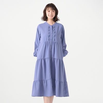  &LOVE HAPPYバタフライレースのティアードワンピース - 740339