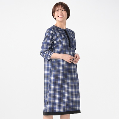 Pixie Heart フリル＆チェック ワンピース