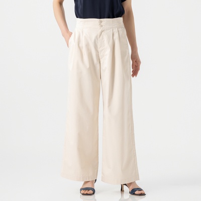 YukaKoshino タック入りハイウエストパンツ