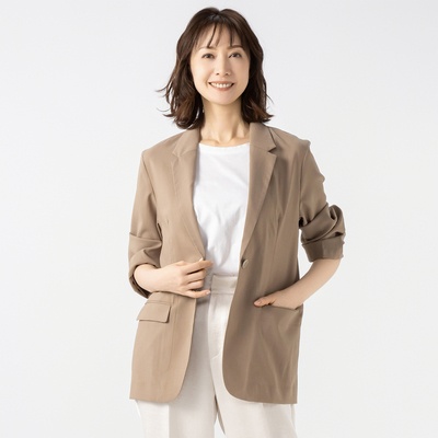 CARRIERE サラサラゆるテーラードジャケット