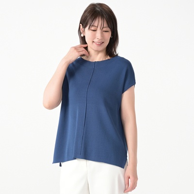  CARRIERE 前後2WAYニットプルオーバー - 740893