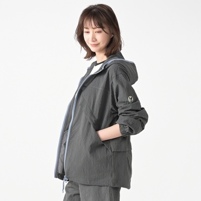 GRC サッカー多機能配色フードパーカー