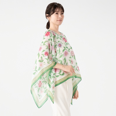 MARIAL 着られるスカーフ ホールタイプ