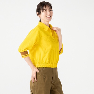 Carney シアサッカーシャツブルゾン