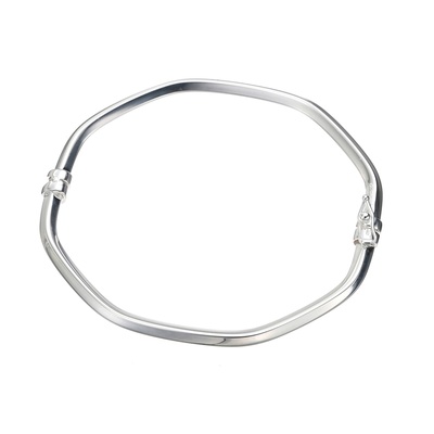 UNOAERRE シルバー925 オクタゴン デザイン バングル