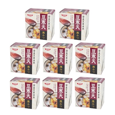 SSK 黒みつ豆寒天 8缶