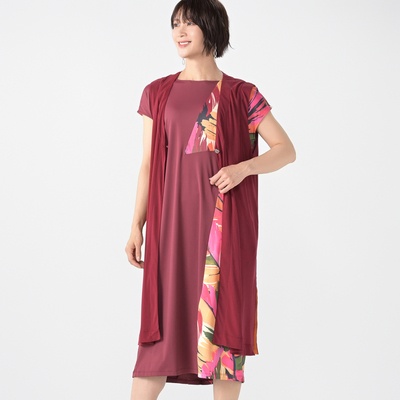 SUPERLADY 服から元気に!シアーロングジレ