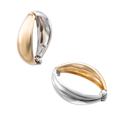 10KWG/YGリバーシブル ミラーサーフェスピアリング