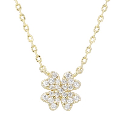 エイメン シルバー925 ラブクローバー デザイン ペンダント