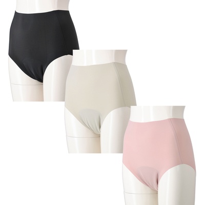 BRNYピース さらさら快適!フィット吸水ショーツ3色セット