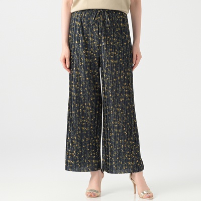 Coeur sucre アニマル風プリントプリーツパンツ