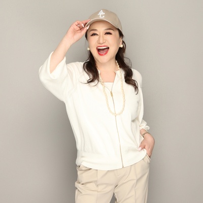 Anne Coquine ハイゲージニットシアーブルゾン